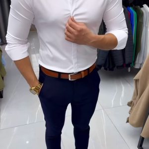 Classic White Slim Fit Formal Shirt Bundle – Just ₹149