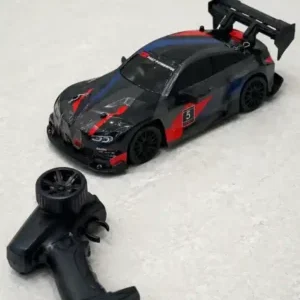 High-Speed Black Stealth RC Racing Car – Premium Remote Control Vehicle
