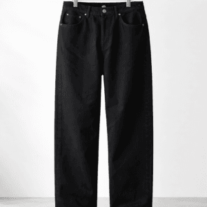 Men's Premium Black Baggy Jeans – Contemporary Relaxed Fit